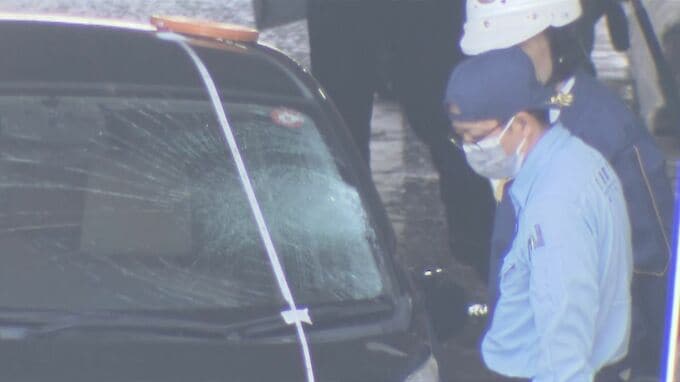 フロントガラスがくもの巣状に…アンダーパスで80代男性はねられ意識不明　福島・郡山市|TBS NEWS DIG