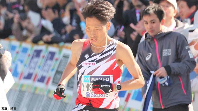 日本人トップの西山雄介「オリンピックに行きたかった」設定記録に届かず悔し涙、中盤で転倒のアクシデントも【東京マラソン】|TBS NEWS DIG