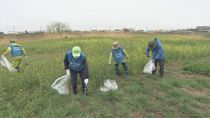 GW前に…阿武隈川周辺で安全点検、ごみ拾いも　福島河川国道事務所など　福島・郡山市|TBS NEWS DIG