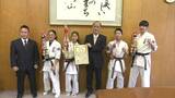 「全日本チャンピオンになるために努力したい」空手の全国大会3位 高見芽生選手(小5)らが岡山市役所を表敬【岡山】|TBS NEWS DIG