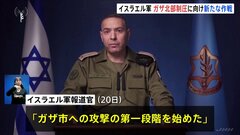 「攻撃の第一段階を始めた」イスラエル軍　ガザ北部制圧に向け新たな軍事作戦開始　多数の犠牲者がでる懸念| TBS CROSS DIG with Bloomberg