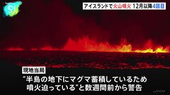 アイスランドでまた火山が噴火　去年12月以降4回目| TBS CROSS DIG with Bloomberg