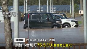北海道で初の「線状降水帯」発生　釧路・十勝地方　観測史上最大75.5ミリの雨を記録も…ピーク過ぎるも引き続き警戒を|TBS NEWS DIG