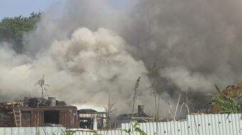 大分市のリサイクル会社で発生した火災　およそ4時間経って鎮火　|　OBSニュース