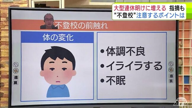 大型連休明けに増加の『不登校』 親はどうしてSOSに気付けば… 子どもが出す「サイン」とは? 「体調不良」や「イライラ」… 『こだわりが強い行動』も|TBS NEWS DIG
