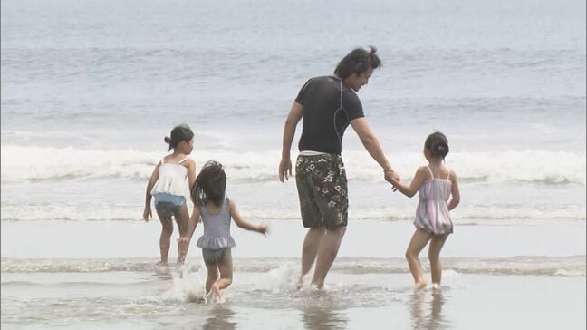 シーズン到来 福島県内トップを切って岩沢海水浴場海開き 福島・楢葉町|TBS NEWS DIG