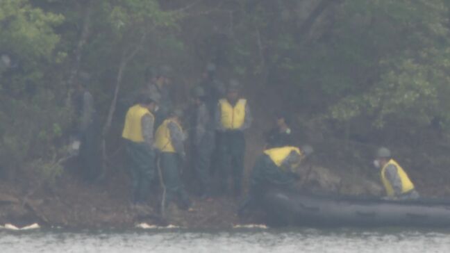 見つかった体の一部を鑑定し2人の死亡確認  自衛隊機墜落から10日目も機体の回収作業など続く  愛知・犬山市|TBS NEWS DIG