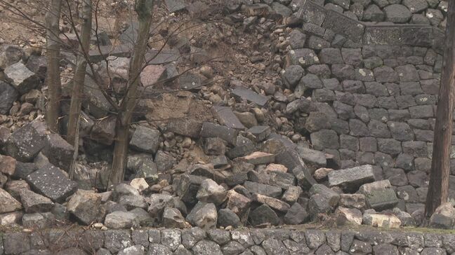 地震で崩落被害の金沢城公園の石垣 修復完了まで15年の見通し |TBS NEWS DIG