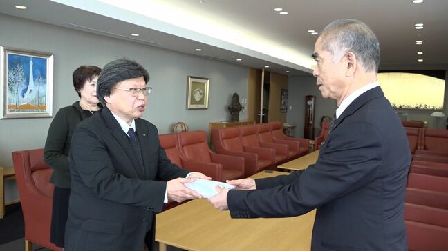 「能登半島地震の被災地支援に」岡山南ロータリークラブが山陽新聞社会事業団に寄付金を贈る【岡山】|TBS NEWS DIG