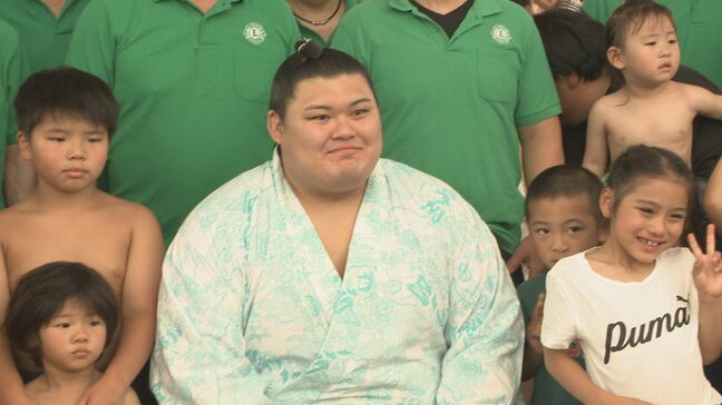 新横綱・大の里　昇進後初めて石川県に凱旋　相撲大会にサプライズ登場で地元歓喜！|TBS NEWS DIG