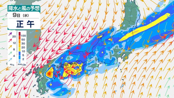 【線状降水帯】東海で発生のおそれ　静岡・愛知・岐阜・三重でリスク急増　西〜東日本は10日(木)まで大雨長期化へ　|　長崎のニュース | 天気 | NBC長崎放送