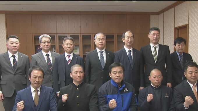 4年ぶりのセンバツ同時出場“星稜”と“航空石川”「感謝の気持ちを伝えたい」馳浩石川県知事を表敬　|　石川県のニュース｜MRO北陸放送
