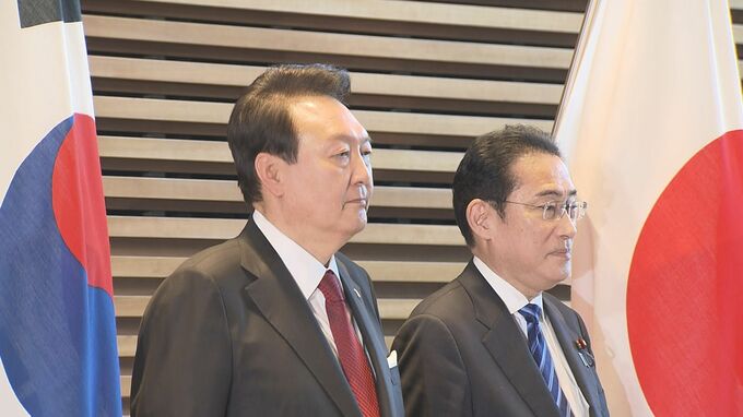 【速報】日韓首脳会談「シャトル外交の再開で一致」　韓国・尹大統領「積極的に歓迎」