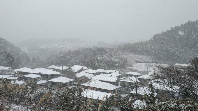 薩摩地方を中心に雪　MBCスクープ投稿に寄せられた鹿児島各地の雪【雪情報】|TBS NEWS DIG