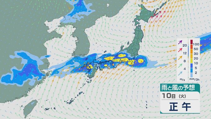 【11日(水)までの雨雲の動き】週明けにかけて梅雨前線がかかりいよいよ“梅雨のシーズン”に突入 来週の西日本から東日本は雨やくもりの天気が続く見込み 雨と風シミュレーション　|　石川県のニュース｜MRO北陸放送