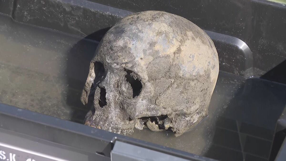 見つかったのは人骨」警察で判明 海底事故・長生炭鉱でダイバーが発見