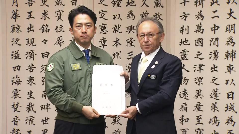 小泉防衛大臣と玉城知事が初面談　沖縄の負担軽減と防衛「両輪で進める」と強調　PFAS除去の財政支援が「困難」