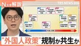 規制？共生？ 高まる“外国人政策”への関心 背景に日本人の“経済的な不安”か、外国人による犯罪件数 どう捉える【Nスタ解説】|TBS NEWS DIG