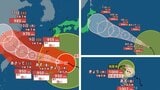 【トリプル台風】大型の台風15号は東日本に接近か...大型で強い台風13号の今後の進路は？雨・風シミュレーションを確認【気象庁台風情報 6日午前7時45分発表】|TBS NEWS DIG