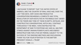 【速報】トランプ大統領　イラン発電所への攻撃を5日間延期と表明 「イランと生産的な協議を行った」|TBS NEWS DIG