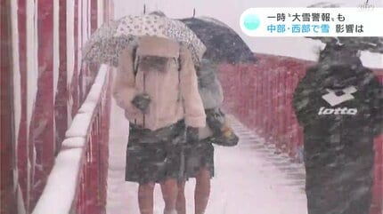 最近はこんなに降ったことないですね」一時“大雪警報”も…高知県中部と