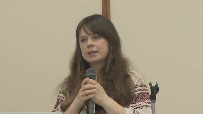 「ミサイルが家と命を壊している」ウクライナ出身女性が講演|TBS NEWS DIG