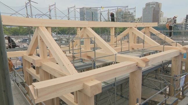 鴻臚館跡の北館東門の復元工事の様子を公開　福岡市　古代の迎賓館　国の史跡|TBS NEWS DIG
