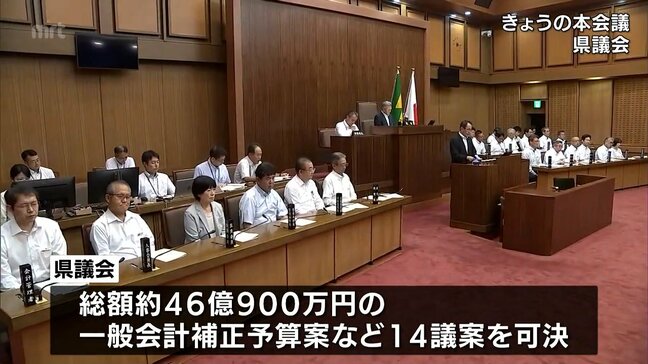 総額約46億900万円の一般会計補正予算案など可決し閉会 宮崎県6月定例県議会|TBS NEWS DIG
