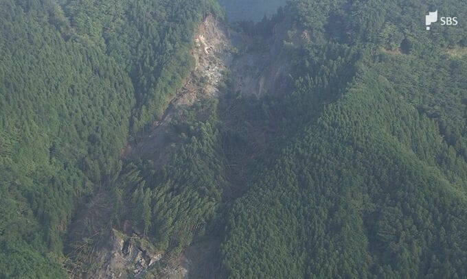 「諸子沢川が濁っている」静岡市山間部で地滑り　緩んだ地盤に雨…人的被害なしも避難所を開設|TBS NEWS DIG