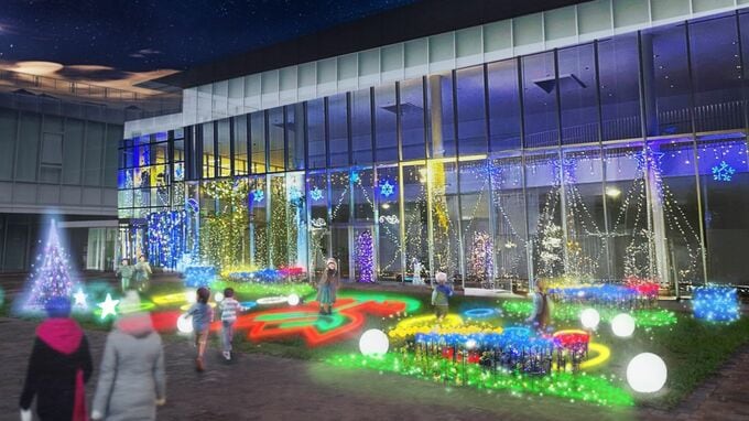 約1.6万球の光が冬の園内を彩る「ガーデンイルミネーションIN西大寺」12月6日（土）開催【岡山】|TBS NEWS DIG