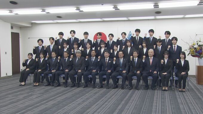 「次の100年を担う人材」　西京銀行入行式　24人中22人が県内出身　山口・周南|TBS NEWS DIG