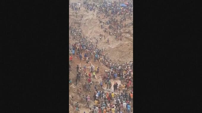 中央アフリカ共和国 金鉱山で崩落事故　少なくとも100人死亡|TBS NEWS DIG