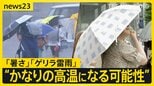【猛暑日続出】各地で体温超えの“危険な暑さ”…関東などで激しいゲリラ雷雨に “蒸し暑い夜”でも東京・浅草は大賑わい「暑さが最高のつまみ」【news23】|TBS NEWS DIG