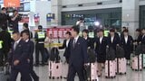 「出迎えた市民団体から大きな声援」北朝鮮女子サッカーチームが韓国に入国　アジア・チャンピオンズリーグ準決勝出場のため　7年半ぶりの韓国での試合出場|TBS NEWS DIG