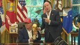 トランプ大統領「FIFAに審査を要請した」W杯・米代表選手の出場停止処分の見直し 「反則ではない」とも主張|TBS NEWS DIG