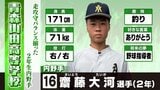 青森山田ナイン選手名鑑④目指せ全国制覇!夏の甲子園に挑む20人 | 青森のニュース│ATV NEWS│青森テレビ