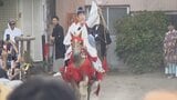 伝統の流鏑馬祭り　的を射る技術ではなく地域の吉凶を占う　富士吉田市|TBS NEWS DIG