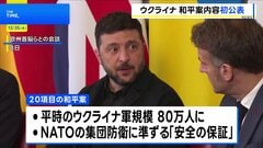 ゼレンスキー大統領が「20項目の和平案」を公表 最終決定には首脳間協議| TBS CROSS DIG with Bloomberg