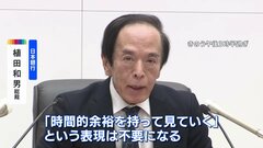 日銀・植田総裁「時間的余裕」の表現は不要　利上げ観測高まり1ドル＝151円台後半まで円高進む| TBS CROSS DIG with Bloomberg
