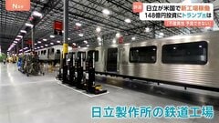 日立がアメリカに新たな鉄道工場 約148億円の巨額投資　トランプリスクとどう向き合う？| TBS CROSS DIG with Bloomberg