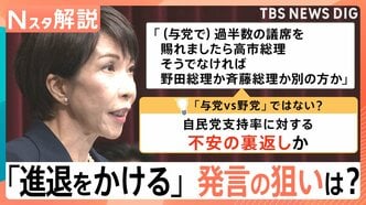 高市総理「進退をかける」発言　自民党支持率への“不安の裏返し”か？政治とカネの決着は【Nスタ解説】|TBS NEWS DIG