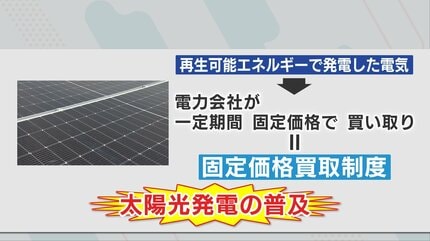太陽光発電 “40円→7円”に 2032年から固定買取制度終了 懸念される