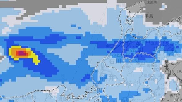 【大雨情報】降り始めからの雨量 氷見479ミリ、宝達志水357ミリ観測で地盤の緩み　少ない雨でも土砂災害のおそれ 31日（月）まで河川増水に警戒呼びかけ【雨と風のシミュレーション】　|　富山のニュース｜天気・防災｜チューリップテレビ