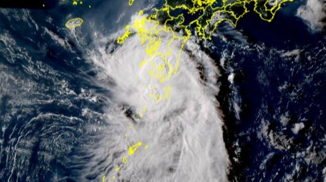 【台風情報】台風第12号の中心が21日17時過ぎに鹿児島県日置市付近に上陸 気象庁発表【雨風シミュレーション・気象庁最新情報・台風2025】|TBS NEWS DIG