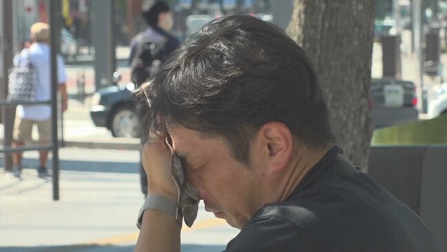 「水持っていないと危ない」甲府は36度の猛暑日の予想|TBS NEWS DIG