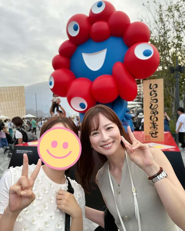 【 皆藤愛子 】　大阪・関西万博を堪能　「終わってしまうの寂しすぎて泣きそうです」「ミャクミャク大好き　ありがとう！！！」|TBS NEWS DIG