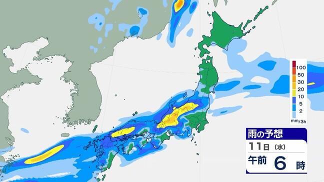 【大雨情報】近畿で警報級の大雨のおそれ「最大１２０ミリ予想」　九州では総雨量が２００ミリ超のところも…土砂災害に厳重警戒【雨の最新シミュレーション】|TBS NEWS DIG