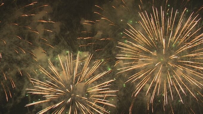 神明の花火　今夜、2万発の花火が夏の夜空を彩る　【プログラム・交通規制・お帰りマップ】　|　山梨のニュース | ＵＴＹテレビ山梨