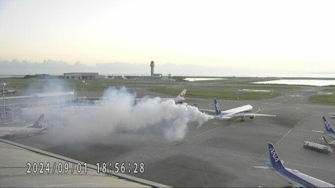 那覇空港で全日空機から煙　乗客乗員518人にケガなし　補助エンジンのオイル漏れが原因　|　沖縄のニュース｜RBC 琉球放送