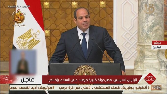 エジプト・シシ大統領　ガザ住民のエジプト退避拒否を明言「イスラエル南部の砂漠に住民を移すこともできる」|TBS NEWS DIG
